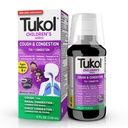 TUKOL Children's Cough Medicine - Βήχας & Συμφόρηση Ανακούφιση, Θηλαστικό για Παιδιά, Παιδικό Ψυχρό και Βήχα Ιατρική, Παιδικό Σιρόπι για Ηλικίες 4+ Γεύσεις Σταφυλιού 4 FL OZ