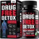 Total Detox and Liver Cleanse - USA Made - 5-Days Detox - Natural Toxins Cleaner for Skin, Hair, Nails, Gut – Mega Support and Repair - Natural Herbal Health Formula, Immune Support