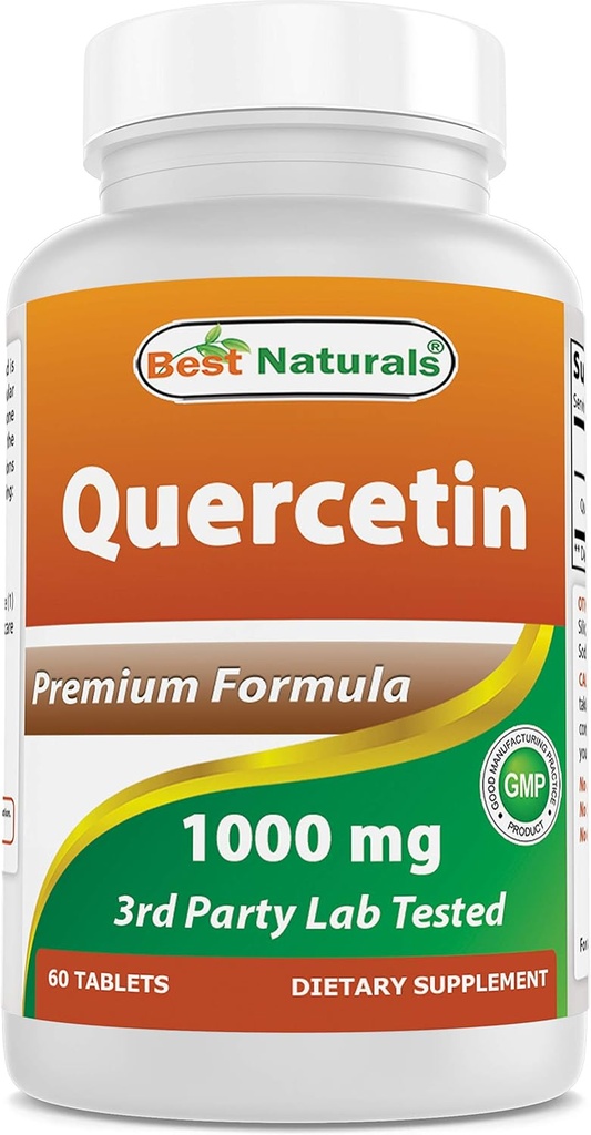 Best Naturals Quercetin 1000 mg δισκίο - Ανοσοποιητική Υγεία - 60 Count