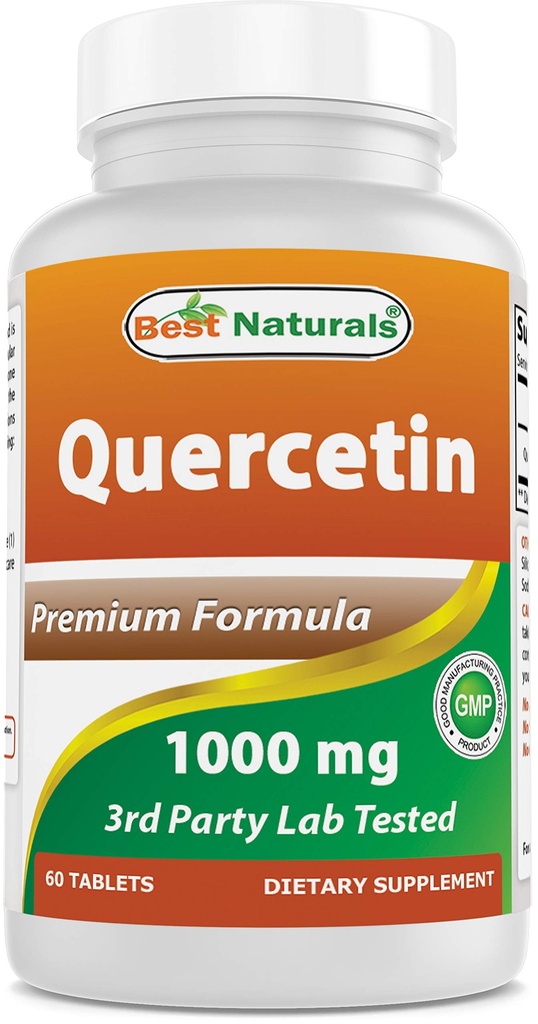 Best Naturals Quercetin 1000 mg δισκίο - Ανοσοποιητική Υγεία - 60 Count