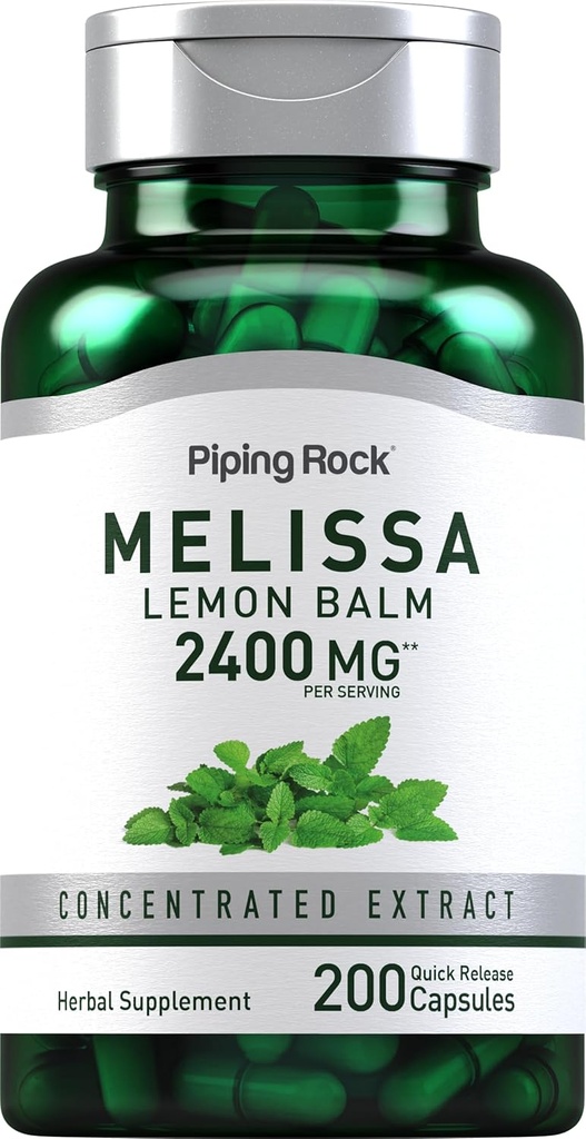 Κάψουλες Piping Rock Lemon Balm 2400mg 