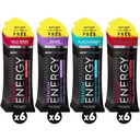 NewTrition® Extra Strength Energy Shots 1.7 fl oz (Pack of 24, 4 Flavors) - 250mg καφεΐνη με Β Βιταμίνες & Αμινοξέα, Χωρίς ζάχαρη Zero Calori Vitamin Energy Drink for Focus & Endurance (Mixed-1)