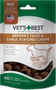 Βετ's Best Brewer’s Yeast & Garlic Chews, Omega 3 for Dogs Healthy Skin & Coat Protection for Dogs, Dog Formated with Veterinary Recommended Dossion, Σκόρδο Συμπληρώματα, 60 ct