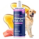 Ειλικρινής Paws Wild Αλάσκας Salmon Oil για σκύλους & γάτες – Ωμέγα 3 Fish Oil συμπλήρωμα για το δέρμα, το παλτό, την κοινή & την καρδιά υγεία – Φυσικό, με βιώσιμη προέλευση, 16 oz