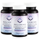 Relumins Advance White Active Glutathionone Complex - Max Dose 900mg Glutathione με 6X Boosters, ALA & NAC - Αντιγηραντικό συμπλήρωμα δέρματος Brightening - 60 Caps x 3 μπουκάλια