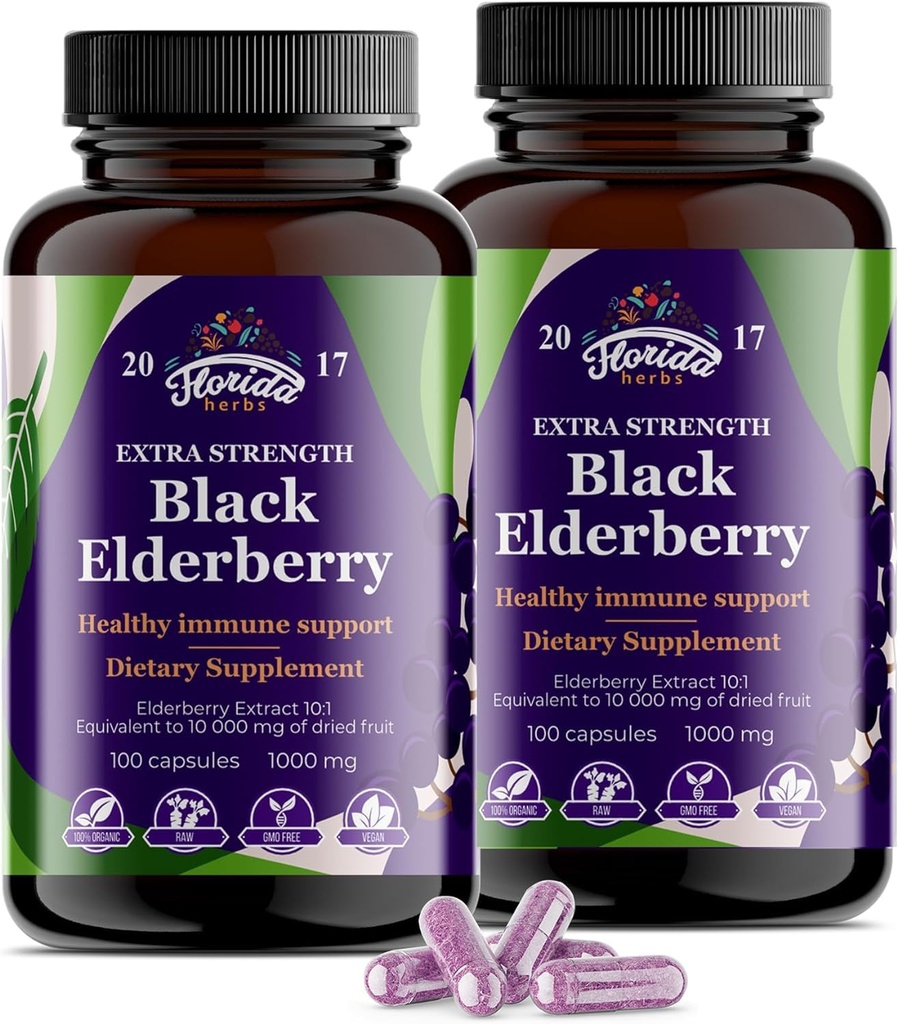 Κάψουλες Black Elderberry 