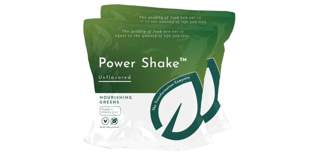 Purium Power Shake - Χωρίς γεύση - 1065 γραμμάρια - Vegan Meal Replacement Powder, Protein, Vitamins & Minerals - Certified USDA Organic, Gluten Free, Kosher - 30 Σερβιέτες