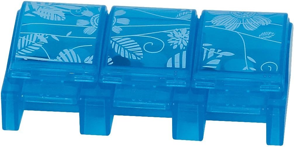 Ezy Dose Soft Touch 3 Compartment Pill Case, Medicine Planner, Vitamin Organizer Box, βολικό και εύκολο στη χρήση, 2XL Διαμερίσματα, Οργανωτικά Χάπια και Βιταμίνες, Χρώμα May Vary, BPA Δωρεάν