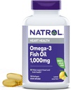 Natrol, Omega-3 ιχθυέλαιο Softgels, συμπλήρωμα διατροφής για την υγεία της καρδιάς, 1000 mg, 150 Count