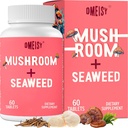 Υπογλώσσιο Mushroom Complex, 18-σε-1 Mushroom Supplement, Lions Mane, Reishi, Turkey Tail & More - Συμπληρώματα εγκεφάλου για τη μνήμη και την εστίαση, Συμπληρώματα μνήμης, Ενέργεια, Mood, Ανοσία, 60 δισκία