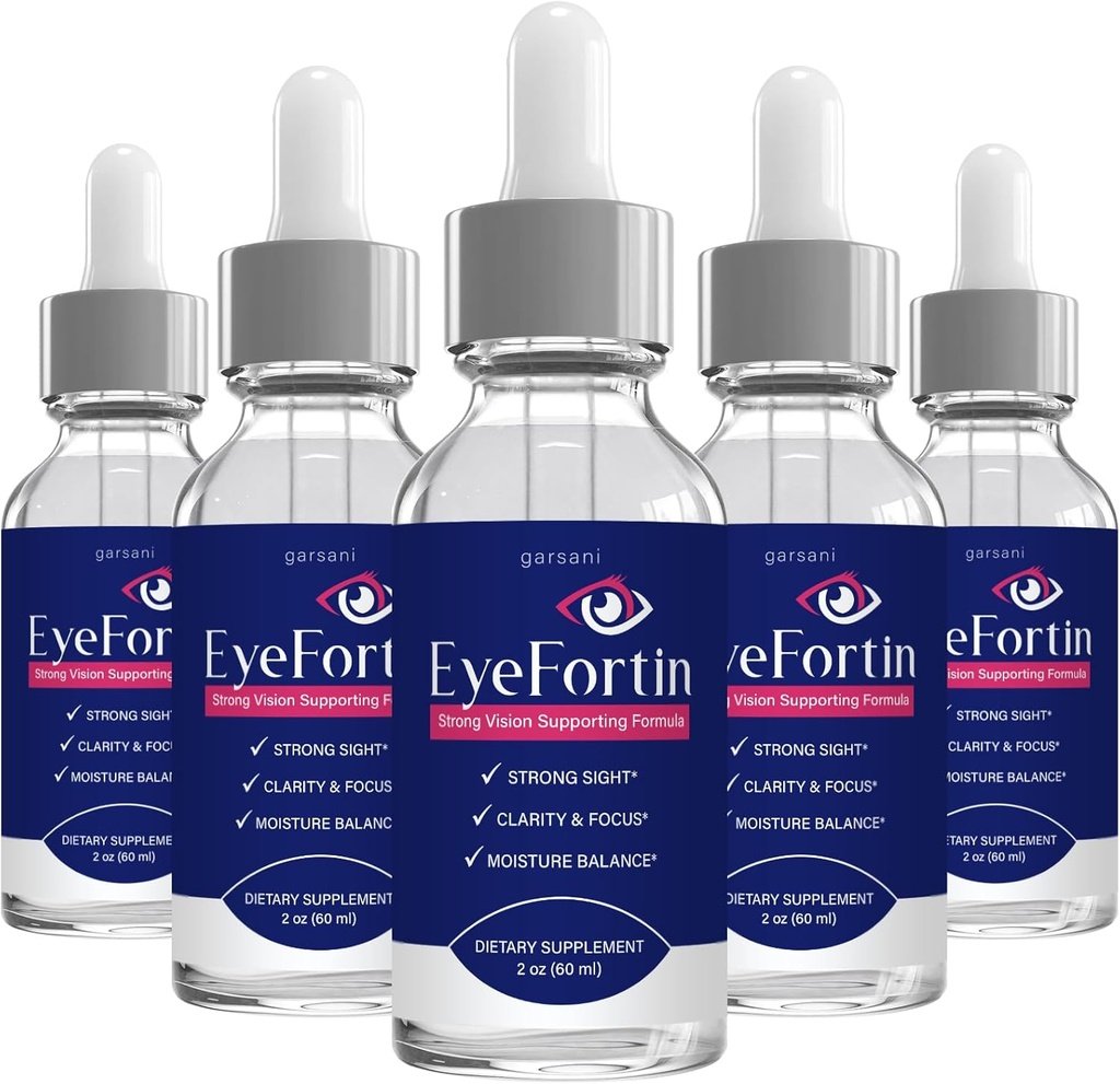 EyeFortin - Υγρές σταγόνες EyeFortin (5 Pack, 10oz)