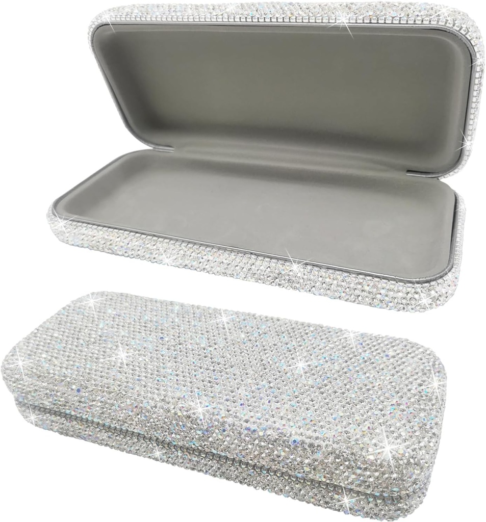Bling Sunglasses περίπτωση, Shiny Diamond γυαλιά ηλίου σκληρή περίπτωση χαριτωμένο γυαλί περίπτωση, Rhinestone Eyeglass περίπτωση για τις γυναίκες