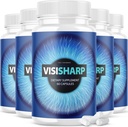 (5 Pack) Visisharp Σύνθετη φόρμουλα για την υγεία των ματιών χάπια Visi Sharp συμπλήρωμα (300 κάψουλες)