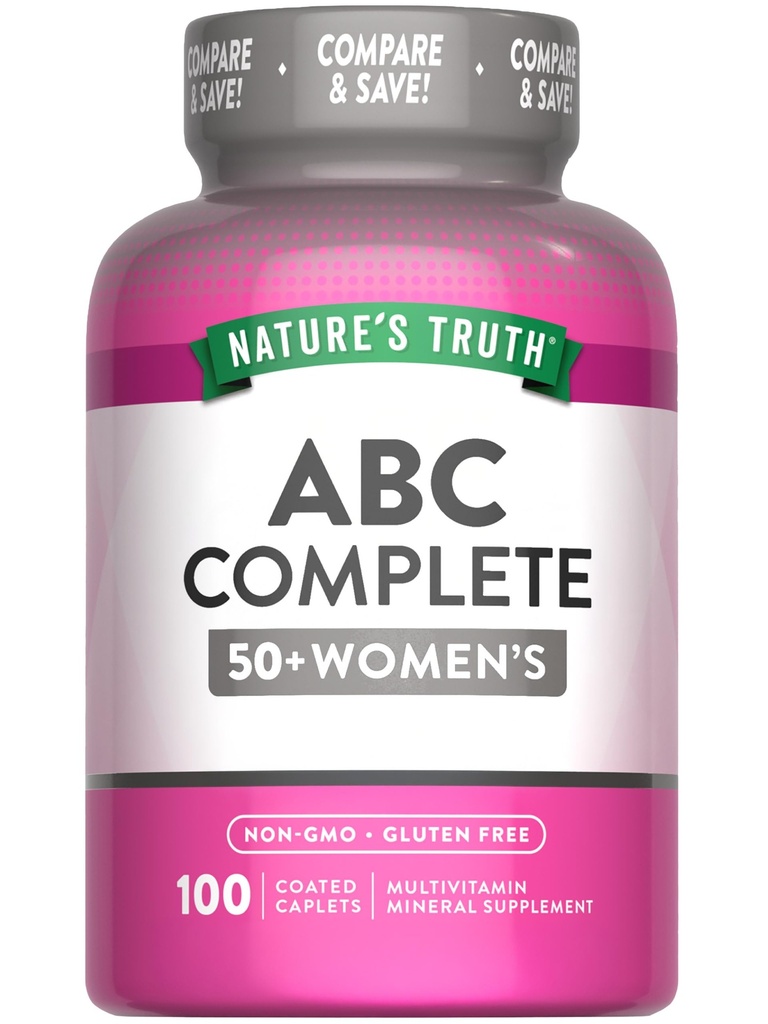 Nature's Truth Women's 50+ Multivitamin Caplets 