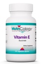 Nutricology Συμπλήρωμα Βιταμίνης Ε - για Άνδρες & Γυναίκες, 400 IU D-Alpha-Topheryl, Antioxidant, Vegetarian Capsles - 100 Count