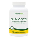 NaturesPlus Ασβέστιο/μαγνήσιο/Βιταμίνη D3 με Βιταμίνη K2 - Υποστηρίζει Οστική & Ανοσολογική Υγεία - Χορτοφαγική, Χωρίς Γλουτένη - 90 δισκία - 22.5 Υπηρεσίες