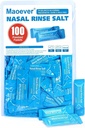 Neti Pot Salt Packets - 100 μεμονωμένα τυλιγμένα πακέτα για Nasal Wash 