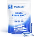 Neti Pot Salt Packets - 100 μεμονωμένα τυλιγμένα πακέτα για Nasal Wash 