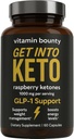 Βιταμίνη Bounty Premium Raspberry Ketones συμπλήρωμα - χάπια Keto για απώλεια βάρους - Προάγει την Κέτωση & Μεταβολισμός Υποστήριξη - Keto Diet Aid - Ενεργειακή ενίσχυση για γυναίκες & άνδρες - 60 κάψουλες