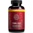 Primal Harvest Primal Liver Supplement with, Alpha-Lipoic Acid, L- Cysteine HCL, L-Glutathione, Milk Thistle, και Spirulina, για άνδρες και γυναίκες, 120 κάψουλες