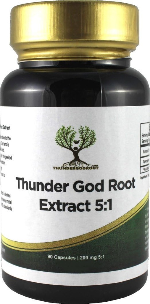 Thunder God Vine Root 5:1 συμπλήρωμα – Tripterygium Wilfordii συμπλήρωμα βοτάνων – 200mg κάψουλες με εκχύλισμα Lei Gong Teng – εκχύλισμα αμπέλου Thunder God με Triptolide – 90 κάψουλες