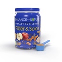 Balance of Nature Fiber & Spice - Psyllium Husk, Flax Seed, Turmeric & Apple - 30 Servings