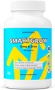 SMARTGROW 5-in-1 Promote Strong Bones Eye & Health Calcium, Vitamin D3, Amino Acids – Sleep Aid, Immune Support, Brain & Eye Health – 90 Capsules