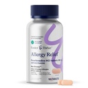 Foster & Thrive Fexofenadine HCl Μη Νυσταγμός Αλλεργία Ανακούφιση για Πυρετός, Γύρη, Ίτσι Μάτια και Εποχικές Αλλεργίες, Αποτελεσματική Υποστήριξη για Παιδιά και Ενήλικες, 180 mg, 100 δισκία