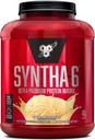 BSN SYNTHA-6 Whey Protein Powder, Micellar Casein, Milk Protein Isolate Powder, Vanilla Ice Cream, 5 Λίρες, 48 Σερβιέτες (Pack of 1) - Συσκευασία Μαΐου Vary
