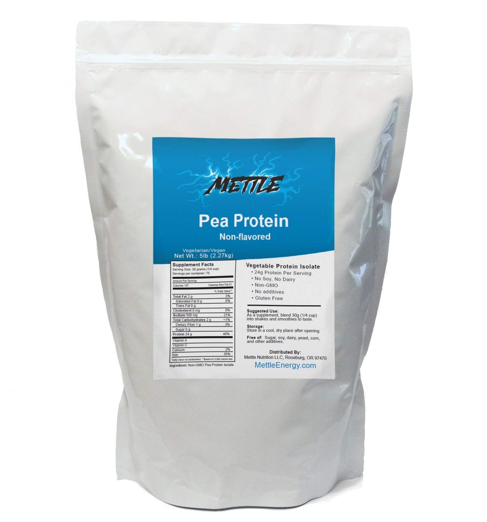 Pea Protein Powder - 5 Λίρες - Bulk Pure Supplement (Unflaved) – Mattle Pea Protein Isolate