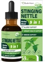 Herbal Drops, Extract with Stinging Nettle Quercetin Turmeric for Allergy Support, Urinary Health & Immunity. 2oz