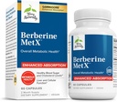 Terry Φυσικά Berberine MetX επιπλέον δύναμη - Εγκέφαλος & το συκώτι συμπλήρωμα υποστήριξης της υγείας - συμπλήρωμα με ινδικό εκχύλισμα ρίζας βατόμουρο - κάψουλες Vegan για τη μεταβολική υποστήριξη της υγείας - 60 κάψουλες
