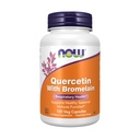 NOW Συμπληρώματα τροφίμων, Quercetin με Bromelain, Ισορροπημένο ανοσοποιητικό σύστημα *, 120 κάψουλες Veg