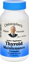 Christopher's Thyroid Maintenance - 485 mg - 100 Vegetarian Capsules