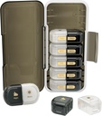 Weekly Pill Organizer 2 φορές την ημέρα, Moisture-Proof, Αποσπώμενα διαμερίσματα, AM PM Pill Box 2X 7 Day, Travel Pill Organizer για χάπια / Fish Oil / Medication / Vitamin / Συμπληρωματικά (Μαύρο + Λευκό)