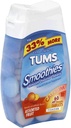 TUMS Smoothies Επιπλέον δύναμη Ποικιλία φρούτων αντιόξινα Μασώμενα δισκία 60 μετρούν