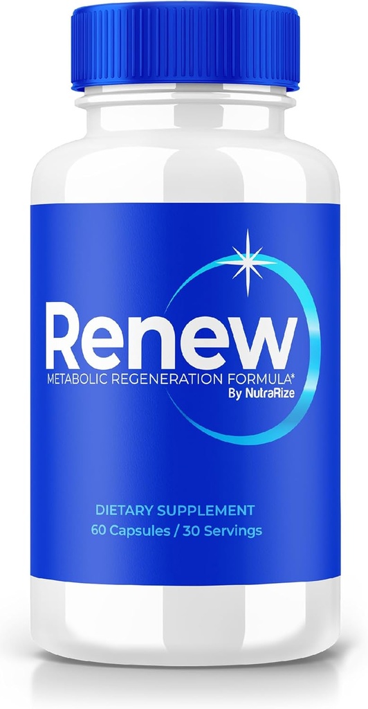 NutraRize Renew Capsles, All-Natural Dietary Supplement 800MG Hills, Advanced Formula for Energy and to Support Active Lifestyle, Re New Pastillas Reviews (60 Κάψουλες)