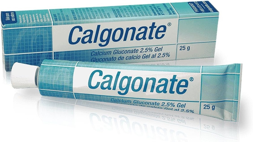 2.5% Calcium Gluconate Hydrofluoric Acid Neutralizing Gel 25G Tube - 1 Pack