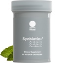 Ritual Synbiotic+ Probiotic, Prebiotic, Postbiotic, 3-in-1 Συμπλήρωμα για την Υγεία των Ούρων και την Πεποίθησή Υποστήριξη, Κανονικότητα, Bloat, Ανοσοποιητικό, Vegan Καθυστερημένη-απελευθερωμένη Καθημερινή Κάψουλα, γυναίκες και άνδρες, 30 ημέρες