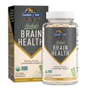Garden of Life Brain Health Supplement with Organic Lion’s Mane & Turmeric, Μη ΓΤΟ, Χωρίς γλουτένη, Γεύσεις Μέντας - για Μνήμη, Εστίαση & Υγιεινή λειτουργία εγκεφάλου