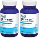 Klaire Labs SFI Health Ther-Biotic Metabolic Formula Probiotic - Supports Metabolism + Immune System - Vegetarian Probiotics - Hypoallergenic, Dairy-Free (60 Capsules / 2 Pack)