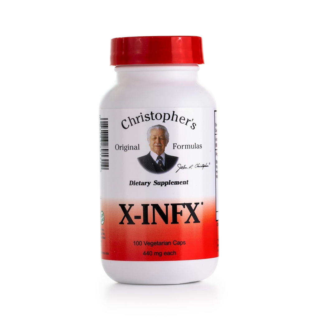 Η αρχική φόρμουλα X-INFX του Christopher, φυσική ανοσοποιητική υποστήριξη, 100 Caps