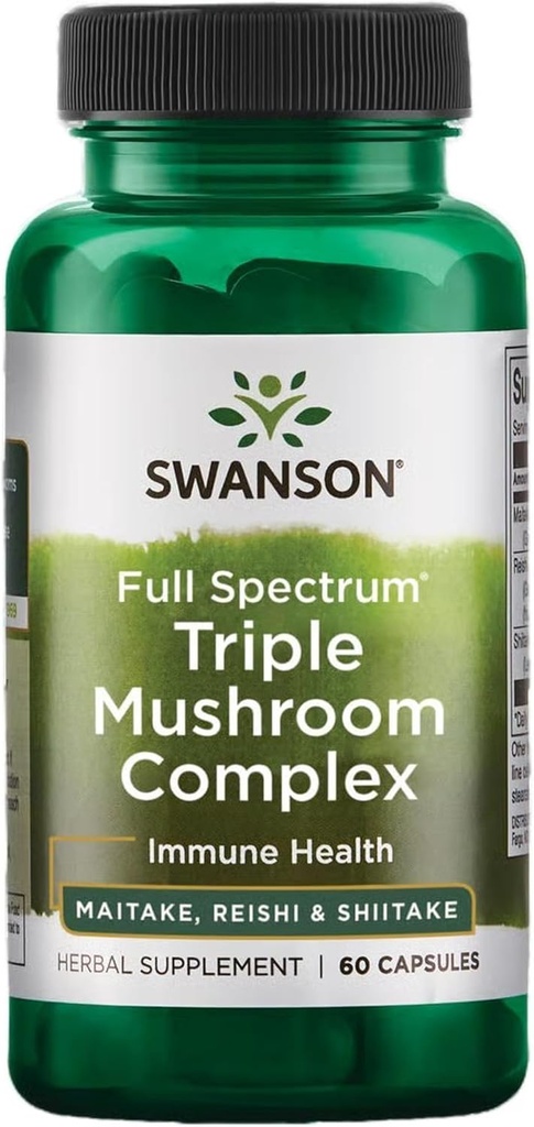 Swanson Full Spectrum Τρίκλινο Mushroom Complex 60 κάψουλες