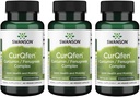 Swanson Controlled Release Curqfen Curcumin/Fenugreek Complex 60 Veg Capsules (3 Pack)