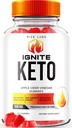riize εργαστήρια Ignite Keto ACV Gummies για προχωρημένους απώλειας βάρους, Keto Ignite συμπλήρωμα (60 Gummies)