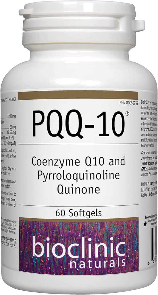 Βιοκλινικά φυσικά - CerebroVital PQQ-10 60 softgels