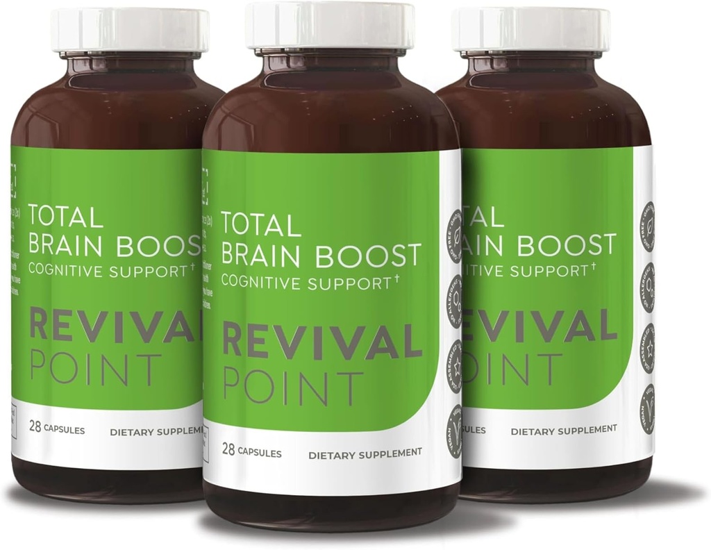 Total Brain Boost Supplement - 3 Bottles
