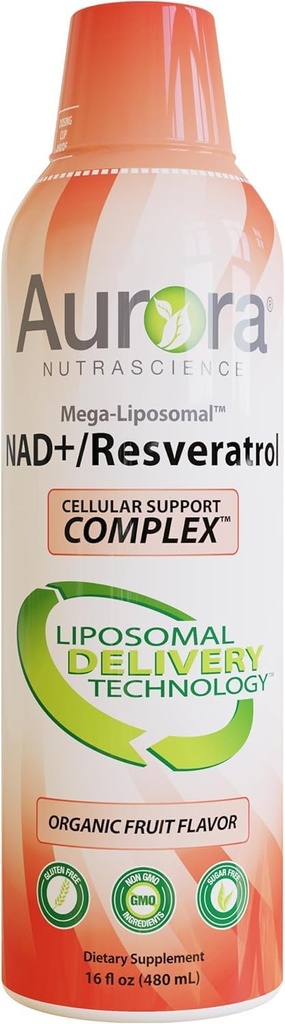 Vida Lifescience Liposomal NAD+ συμπλήρωμα υγρού με ρεσβερατρόλη – 32 εξυπηρετήσεις – Υποστηρίζει κυτταρική ενέργεια & μεταβολική λειτουργία – Vegan, χωρίς γλουτένη, μη ΓΤΟ