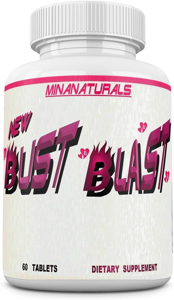 Bust Blast Loaded Increase Breast Size Fast. Female Breast Enhancement - Bigger Boobs and Butt Pills. 60 Tablets