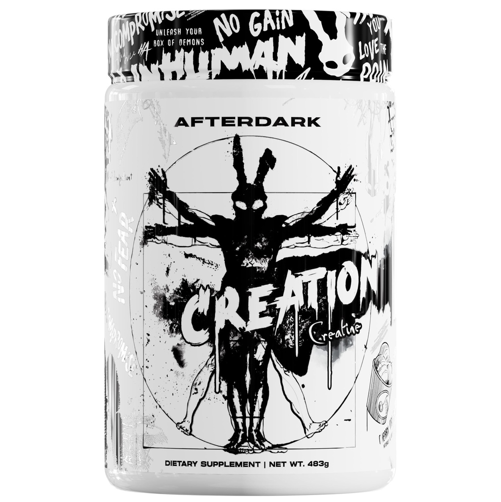 AfterDark Συμπληρώματα Creation Creatine Monohydrate Powder, 10000mg Creatine Matrix Blend, Προωθεί δύναμη, αντοχή & μυϊκή ανάπτυξη, GMP Certified, USA Made, 21 εξυπηρετούν, Cherry Italian Ice
